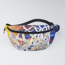 Colorful Basketball Art Fanny Pack