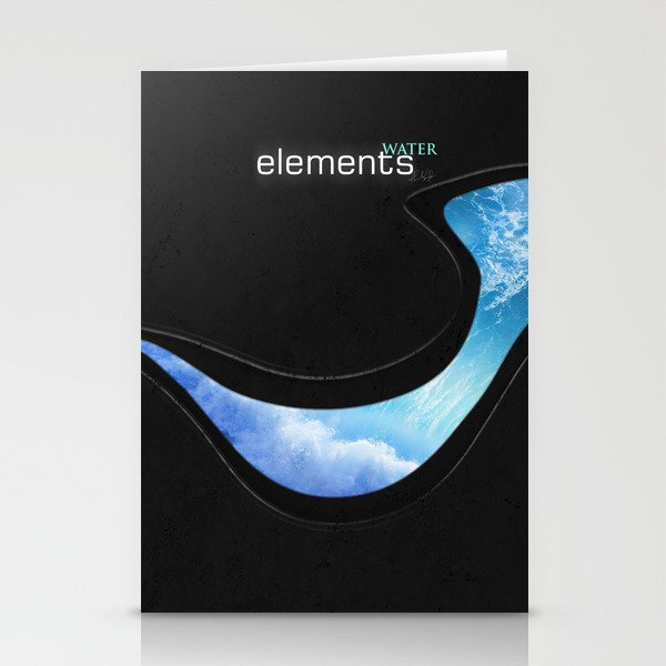 elements | water Stationery Cards