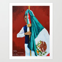 Mexican Flag Art Prints Society6