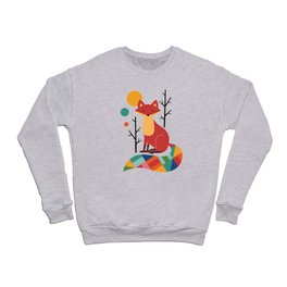 Rainbow Fox Crewneck Sweatshirt
