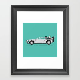Back to The Future Framed Art Print