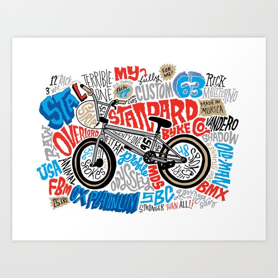 All My Bikes: STA-L Art Print