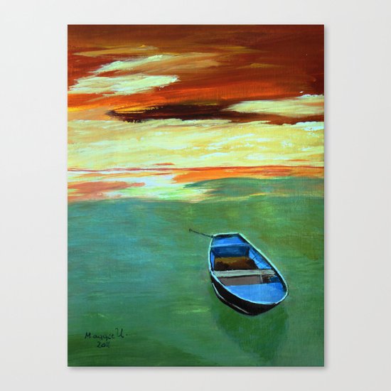 End of the day Canvas Print