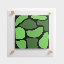 Elegant Abstract Vintage Green Collection Floating Acrylic Print