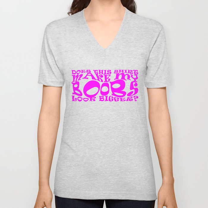 Big Boob Funny Shirt Unisex V Neck Big Boob Funny Shirt Unisex V Neck