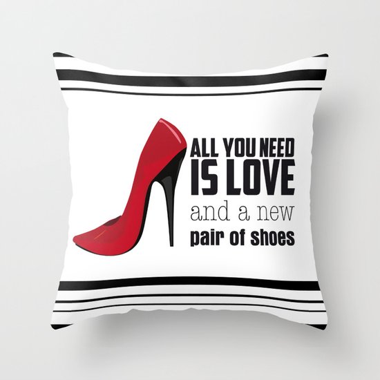 All you need is love! Throw Pillow