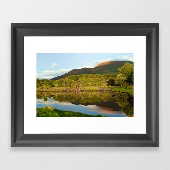 Reflections on Loch Etive Framed Art Print