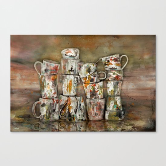 for washing dishes ! Canvas Print