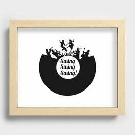 Swing, swing, swing! Recessed Framed Print