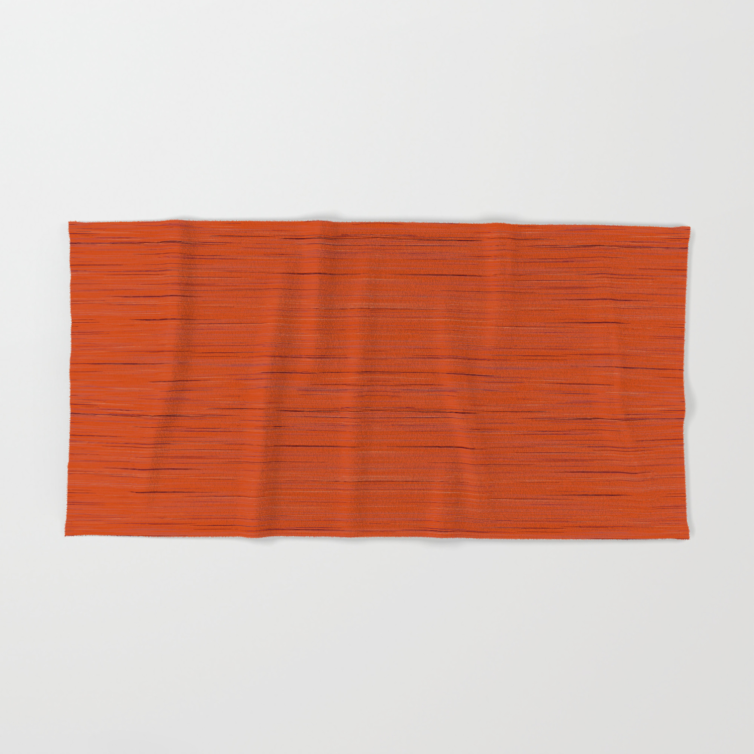Meteor Stripes Rust Orange Hand Bath Towel By Silverpegasus Society6