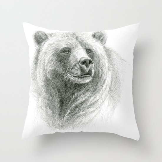 Grizzly Bear G2012-057 Throw Pillow