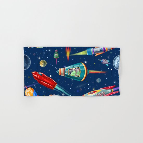 rockets in traffic Hand & Bath Towel