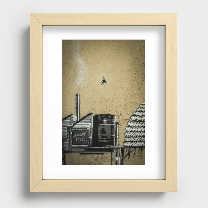 Working bee Recessed Framed Print