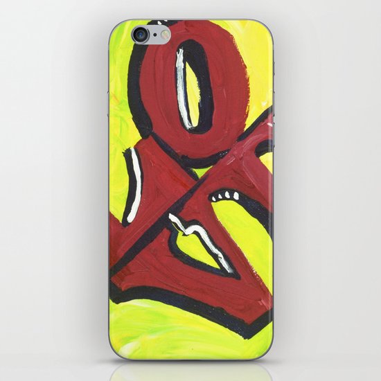 Neon LOVE iPhone & iPod Skin