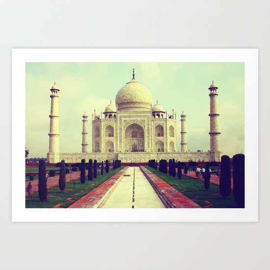 Taj Mahal by Rasmus Verdier Art Print