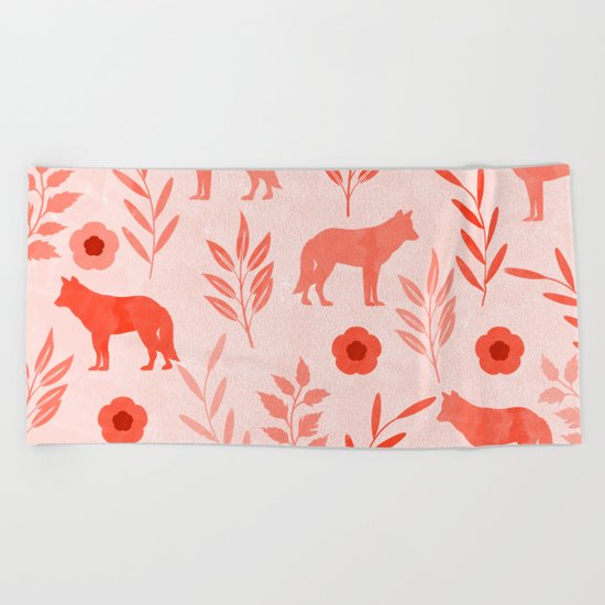 Forest Animal and Nature II Beach Towel