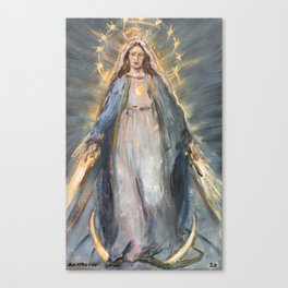 Our Lady of Graces. The Miraculous Medal II Canvas Print