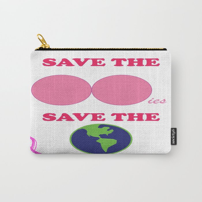 RAISING BREAST CANCER AWARENESS Carry-All Pouch