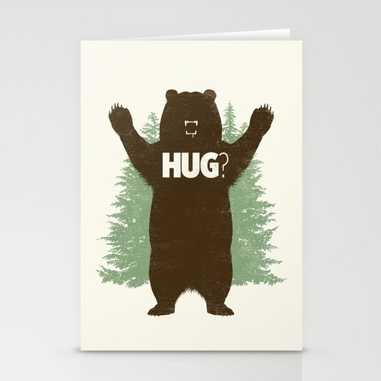 Bear Hug? Stationery Cards