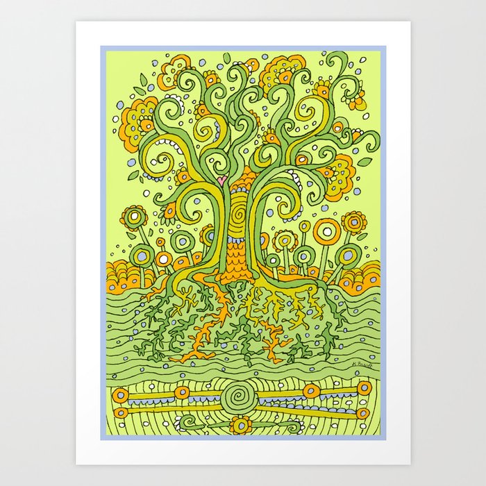 Treedum Art Print
