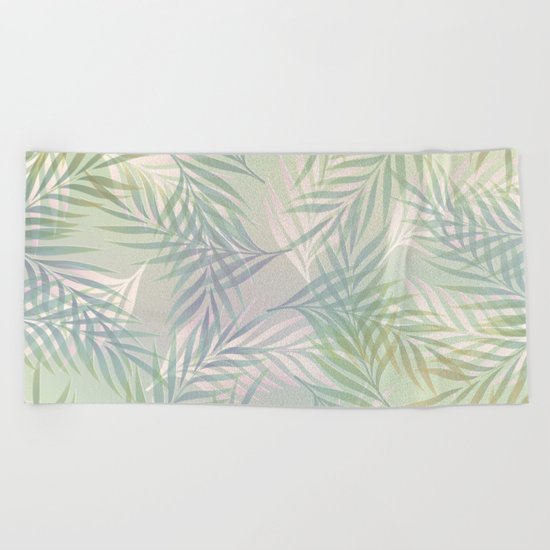 Palm Leaves Beach Towel