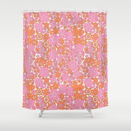 vintage pink 4 Shower Curtain