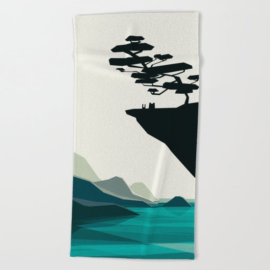 beauty trumped vertigo Beach Towel