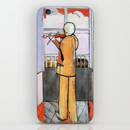 Matisse | The Violinist at The Window, 1912 Artwork Reproduction iPhone Skin