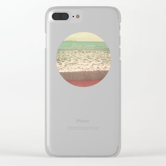 Ocean Dream I Clear iPhone Case