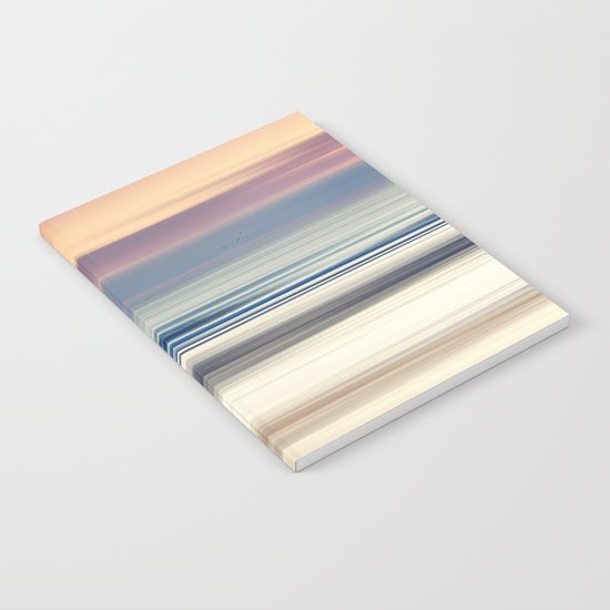 Sharing the Magic - abstract seascape at sunset Notebook