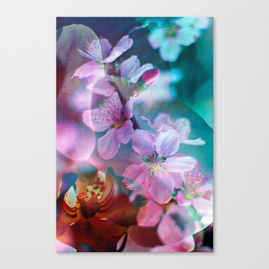Double Flowers Canvas Print