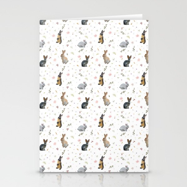 Cute rabbit  Stationery Cards