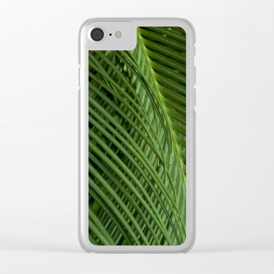 Palm leaves 2 Clear iPhone Case