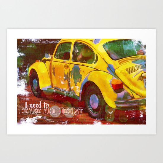 Cease and desist Art Print