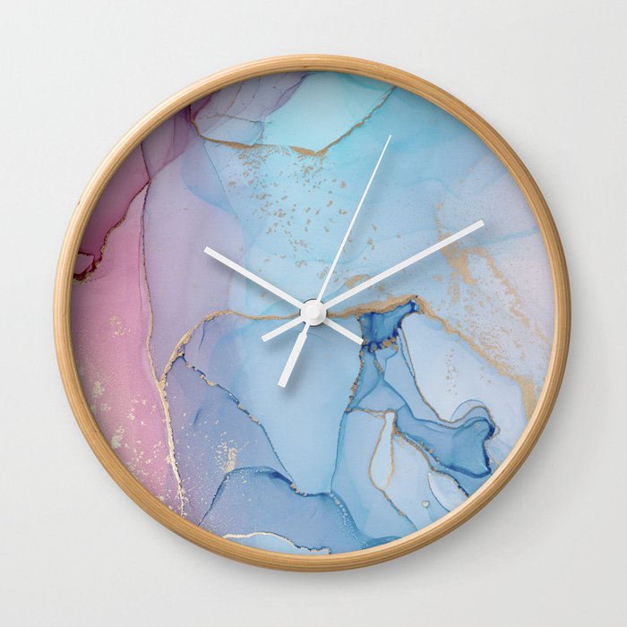 Modern and elegant marble texture patterns Wall Clock