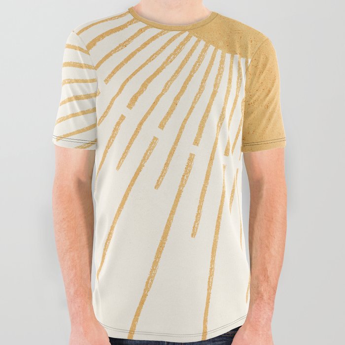 Boho Sun no. 8 Yellow All Over Graphic Tee