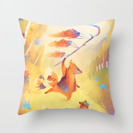 The end of school Throw Pillow