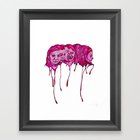 Mixed Emotions Framed Art Print