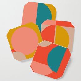 Abstract Abacus Coaster
