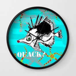 im a fish? Wall Clock