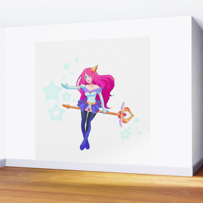 Anime Funny Manga Kawaii Fictional Character Gift Wall Mural by pubeast | Society6