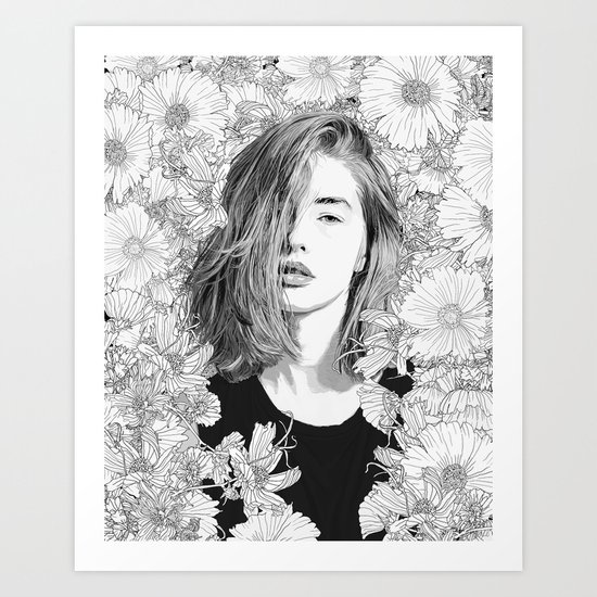 Garden Lounge Art Print