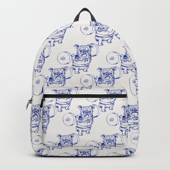 English Bulldog Squat Backpack