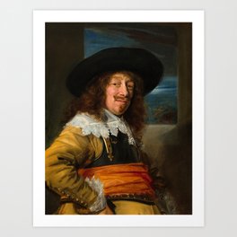 Portrait of a Member of the Guard by Frans Hals Art Print