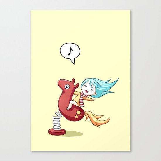 Pony Ride Canvas Print