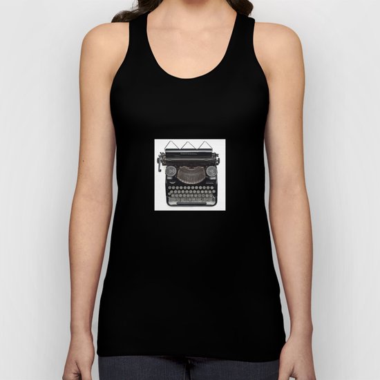 Continental Type writer Unisex Tank Top