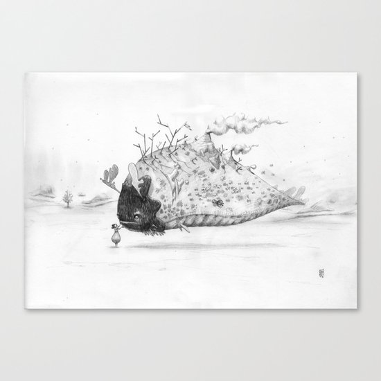 Touching you Canvas Print