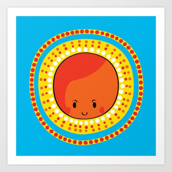 Sun Art Print