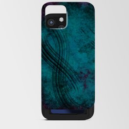 Teal iPhone Card Case