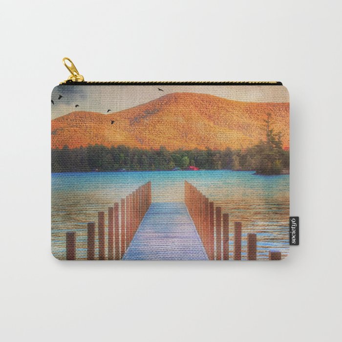 Autumn Landscape in Huddle Bay on Lake George in the Adirondacks Carry-All Pouch